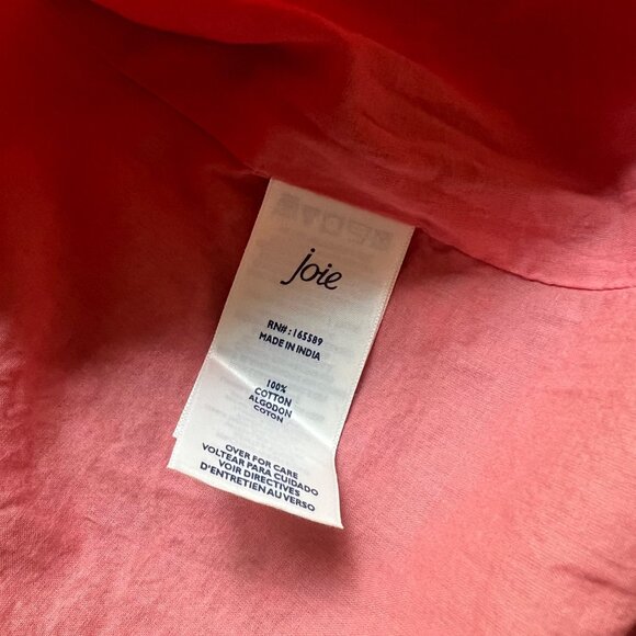 Joie Size XXL Orange Tea Rose Flowy Boho V-Neck Tiered Sleeveless Maxi Dress - Picture 11 of 16